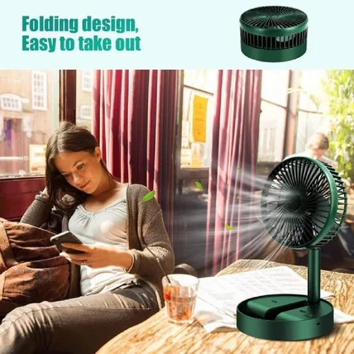 Portable rechargeable fan